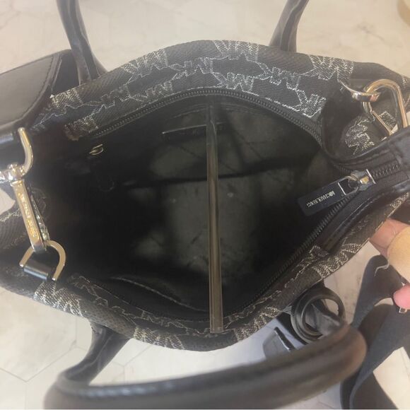 MICHAEL KORS MIRELLA BLACK MULTI METALLIC SM SHOPPER TZ XBODY - Picture 4 of 13